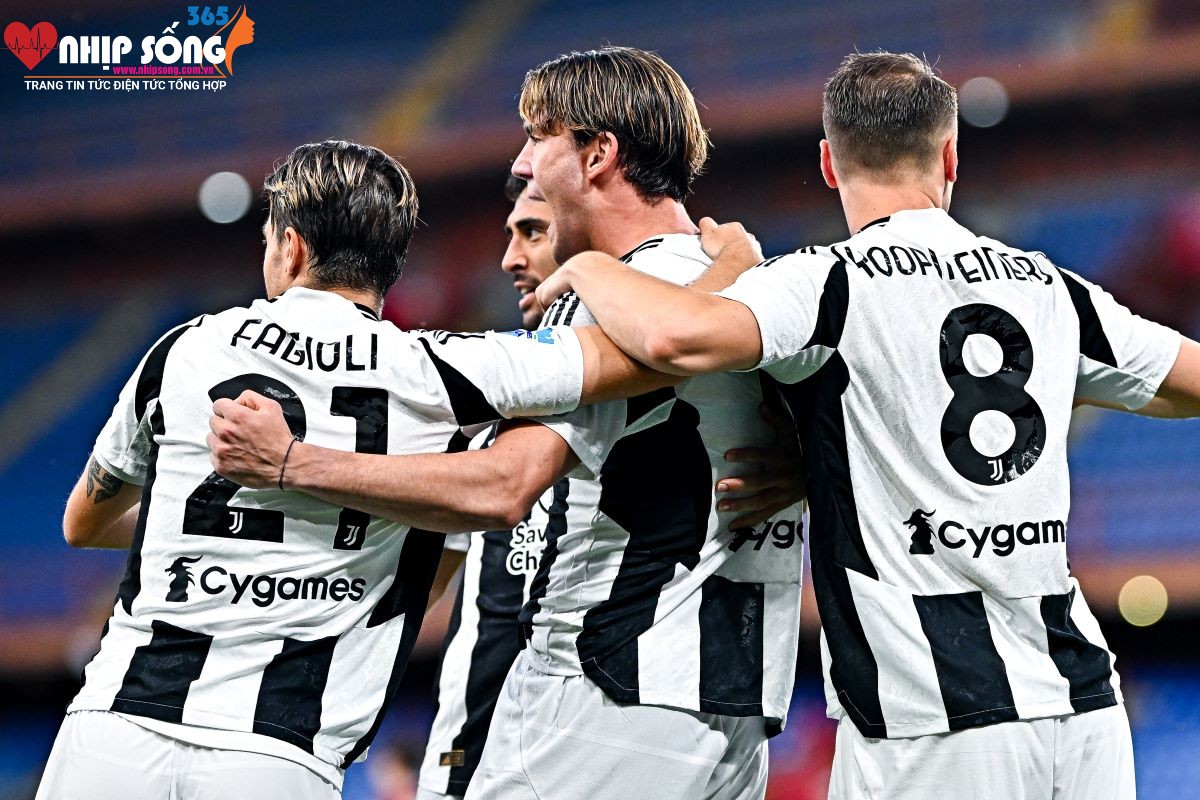 Juventus đánh bại Genoa với tỷ số 3-0.