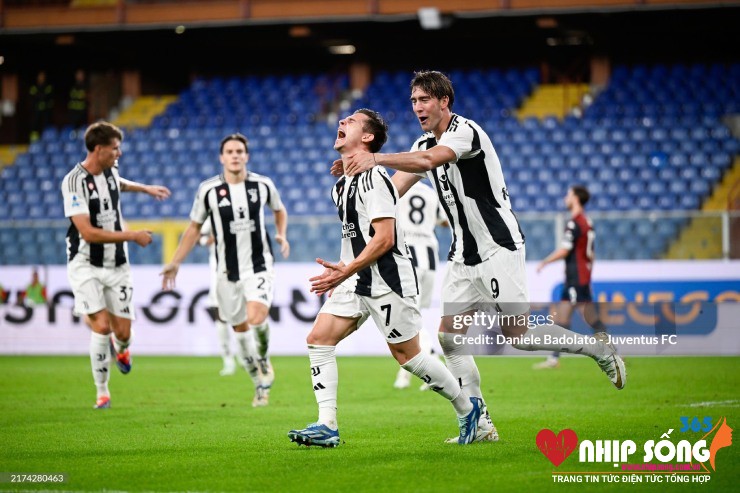 Juventus nối dài chuỗi bất bại ở Serie A (3 thắng, 3 hòa)