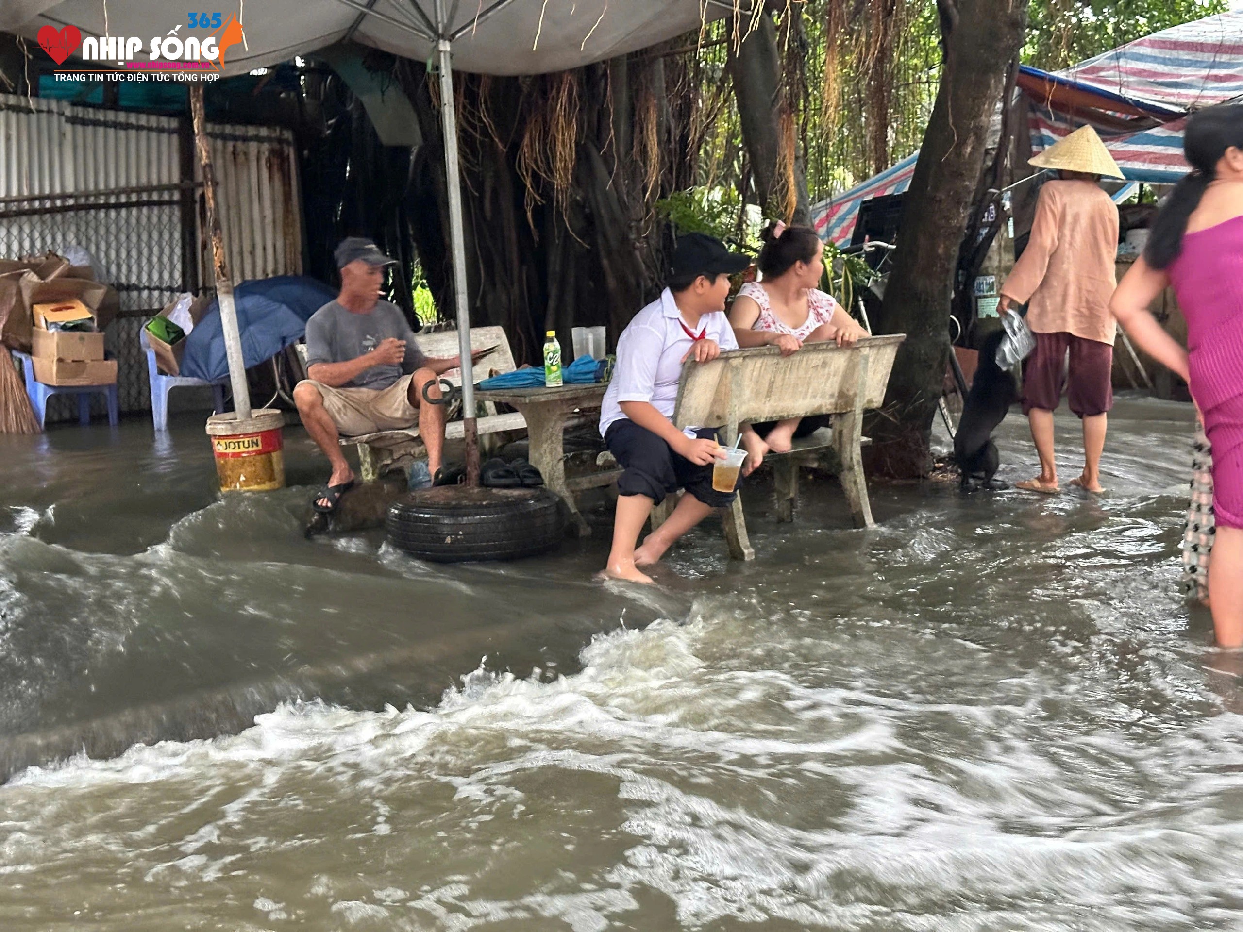 Triều cường dâng cao ở TP.HCMẢNH: CAO AN BIÊN