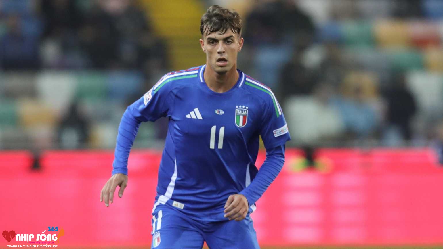 Daniel Maldini ra mắt Italy. 