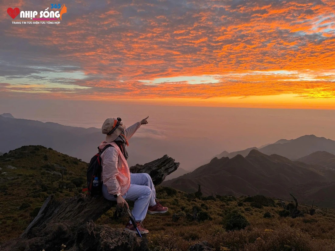 Cảnh đẹp mê mẩn trên cung trekking Tà Chì Nhù - Ảnh: HOÀNG GIA