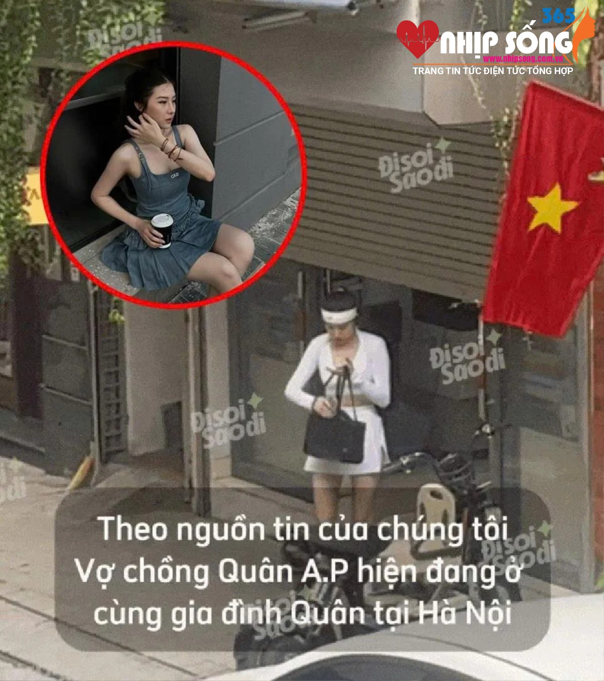 Lê Khanh thường xuyên xuất hiện ở ngôi nhà này. Nguồn: Đi soi sao đi.