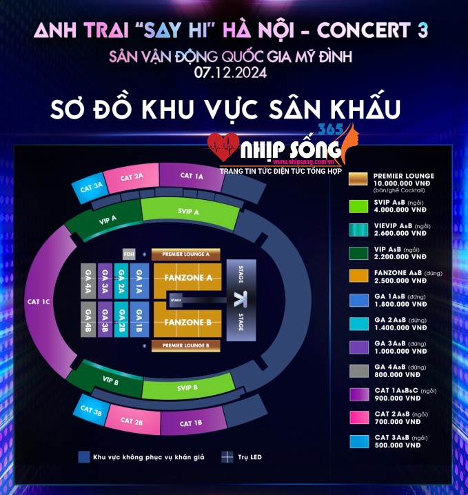 Đêm concert thứ 3 của Anh Trai Say Hi tại Hà Nội tạo nên cơn sốt vé