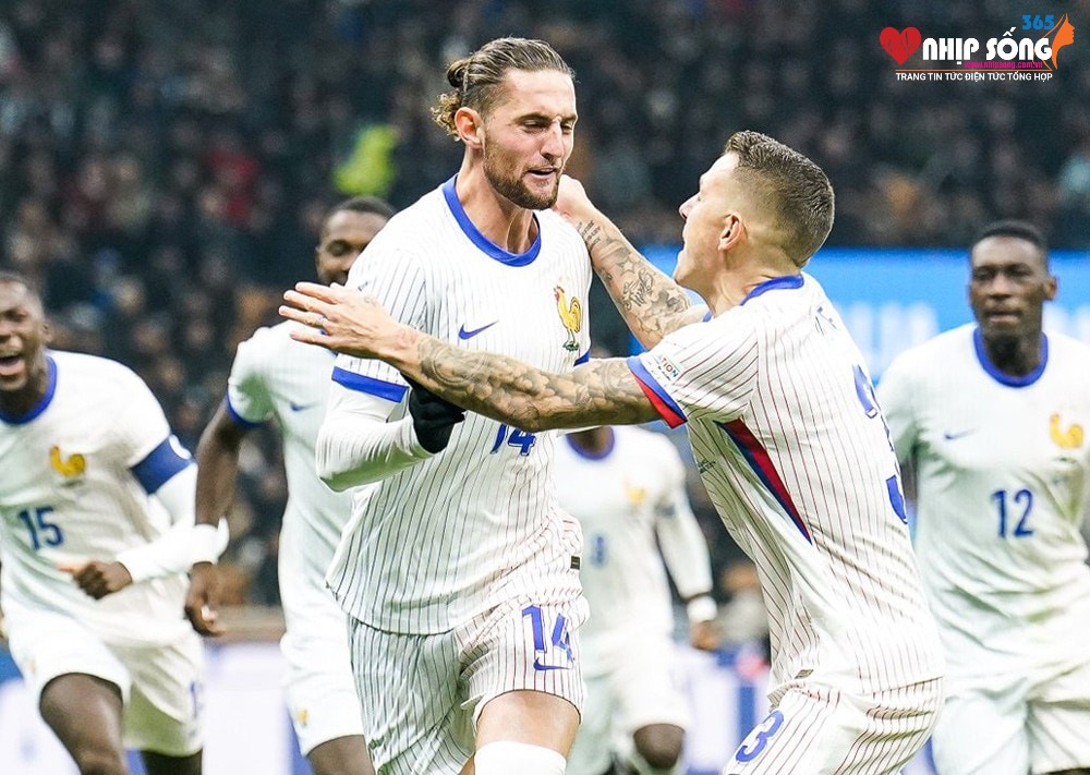 Cặp đôi Rabiot - Digne thi đấu bùng nổ - Ảnh: Uefa