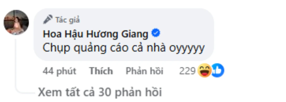 Hoa hậu Hương Giang giải thích cả hai chỉ chụp ảnh quảng cáo, không phải công khai chuyện tình cảm như suy nghĩ của netizen.