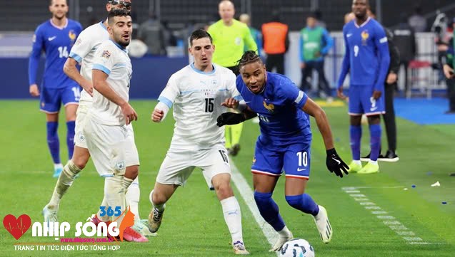 Israel cầm hòa được Pháp không bàn thắng ngay tại sân Stade de France