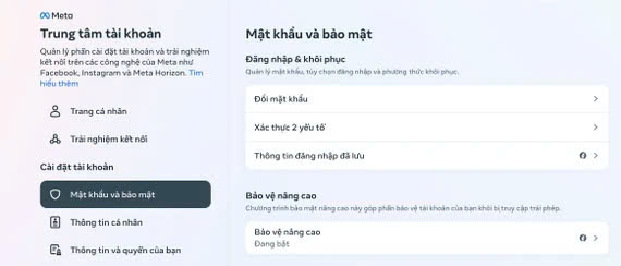 Kích hoạt tính năng xác thực 2 yếu tố trên Facebook. Ảnh: MINH HOÀNG