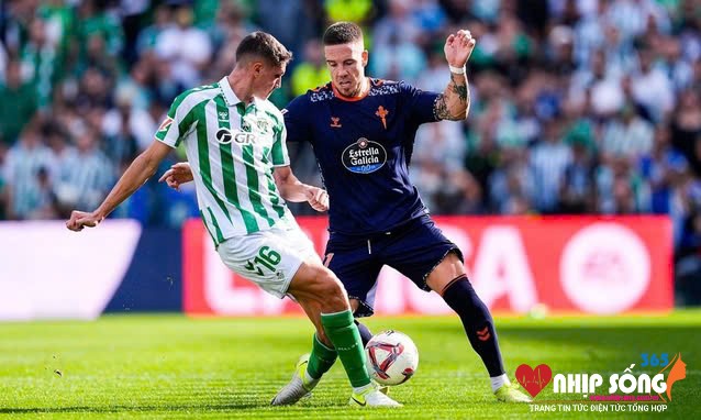 Celta Vigo mất điểm đáng tiếc trước Betis ở vòng đấu gần nhất