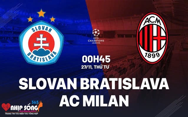 Slovan Bratislava vs AC Milan