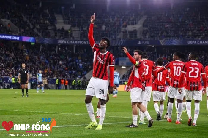 AC Milan hạ gục Slovan Bratislava với tỷ số 3-2