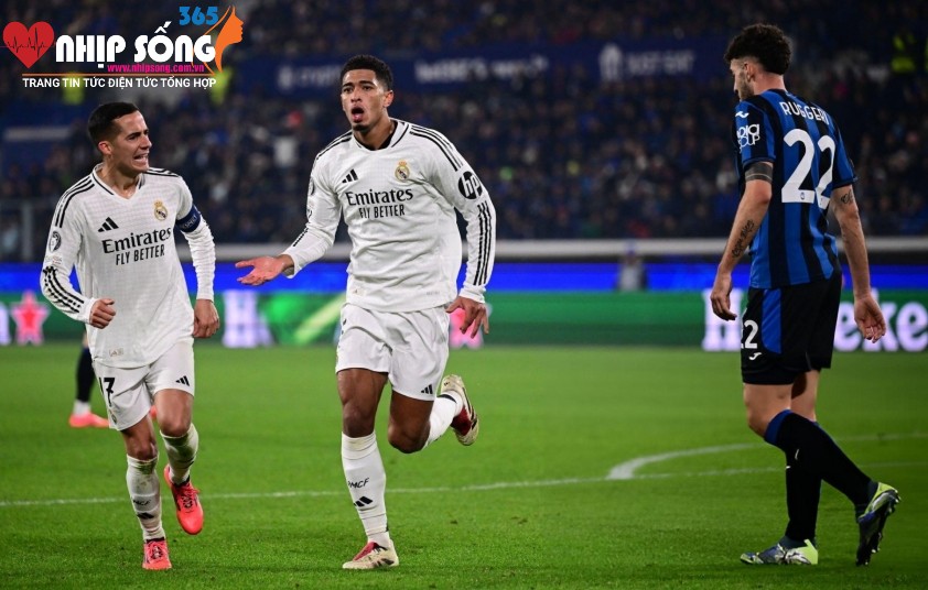 Real Madrid có hai bàn thắng liên tiếp ở đầu hiệp hai. Ảnh: Getty