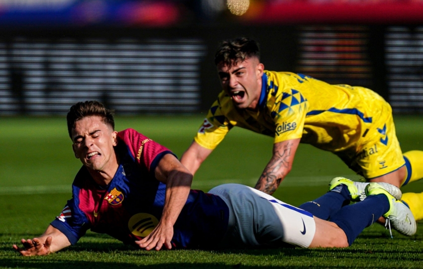 Barca có ngày thi đấu không tốt trước Las Palmas (Ảnh: Getty).