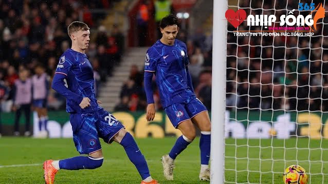 Chelsea đánh bại Southampton với tỷ số 5-1.