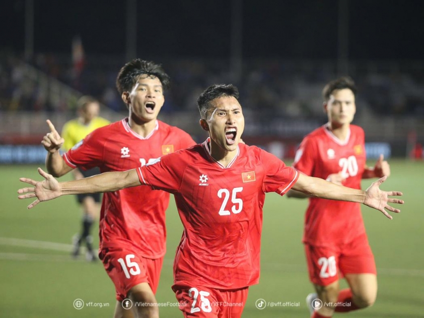 Doãn Ngọc Tân là chiến binh thầm lặng của ĐT Việt Nam tại AFF Cup 2024 (Ảnh: VFF)