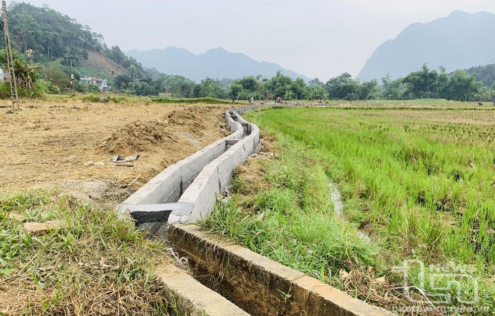 Nhiều tuyến kênh mương trên địa bàn huyện Định Hóa được đầu tư sửa chữa, xây mới để bảo đảm nguồn nước phục vụ sản xuất nông nghiệp.