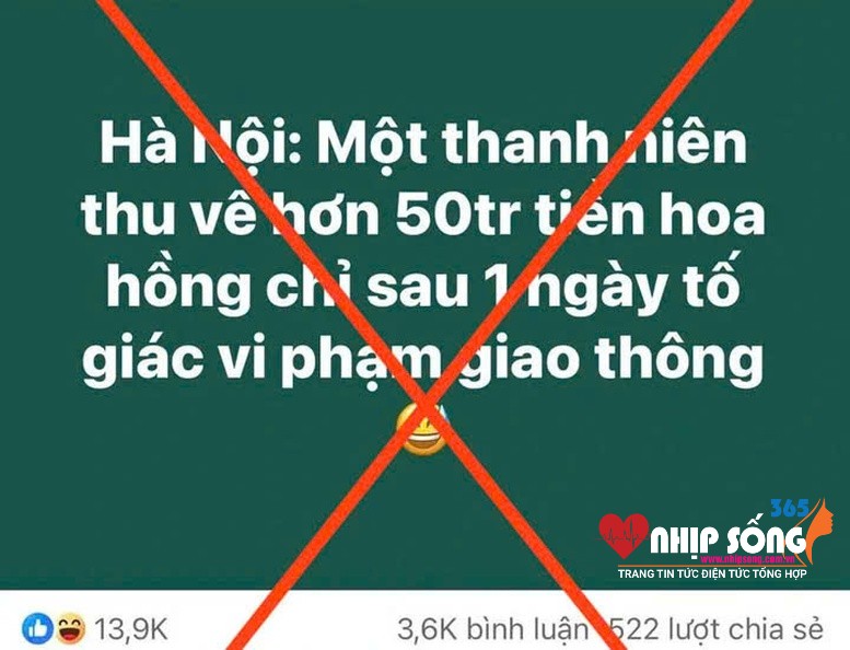 Thông tin sai sự thật được đăng tải trên mạng xã hội