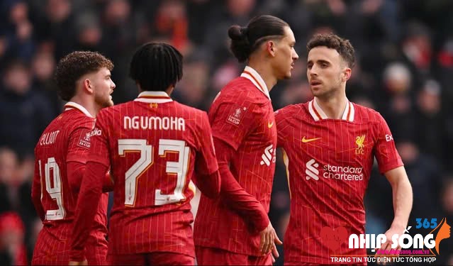 Liverpool vừa thắng 4-0 ở đấu trường FA Cup.