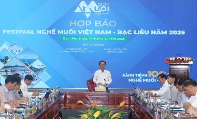 Chủ tịch UBND tỉnh Bạc Liêu Phạm Văn Thiều thông tin về việc tổ chức Festival nghề muối Việt Nam - Bạc Liêu năm 2025