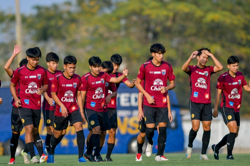 U20 Thái Lan đụng độ Nhật Bản ở trận ra quân VCK U20 châu Á 2025 (Ảnh: FAT)