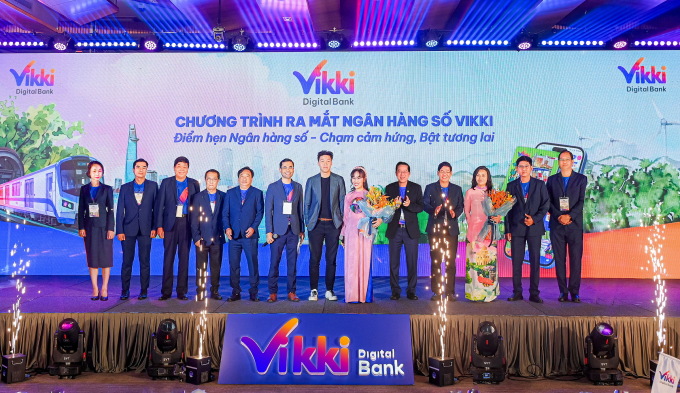 Buổi lễ ra mắt Ngân hàng Số Vikki. Ảnh: Vikki Bank