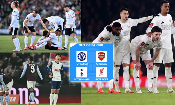 Liverpool, Arsenal, Tottenham đều không mặn mà với FA Cup