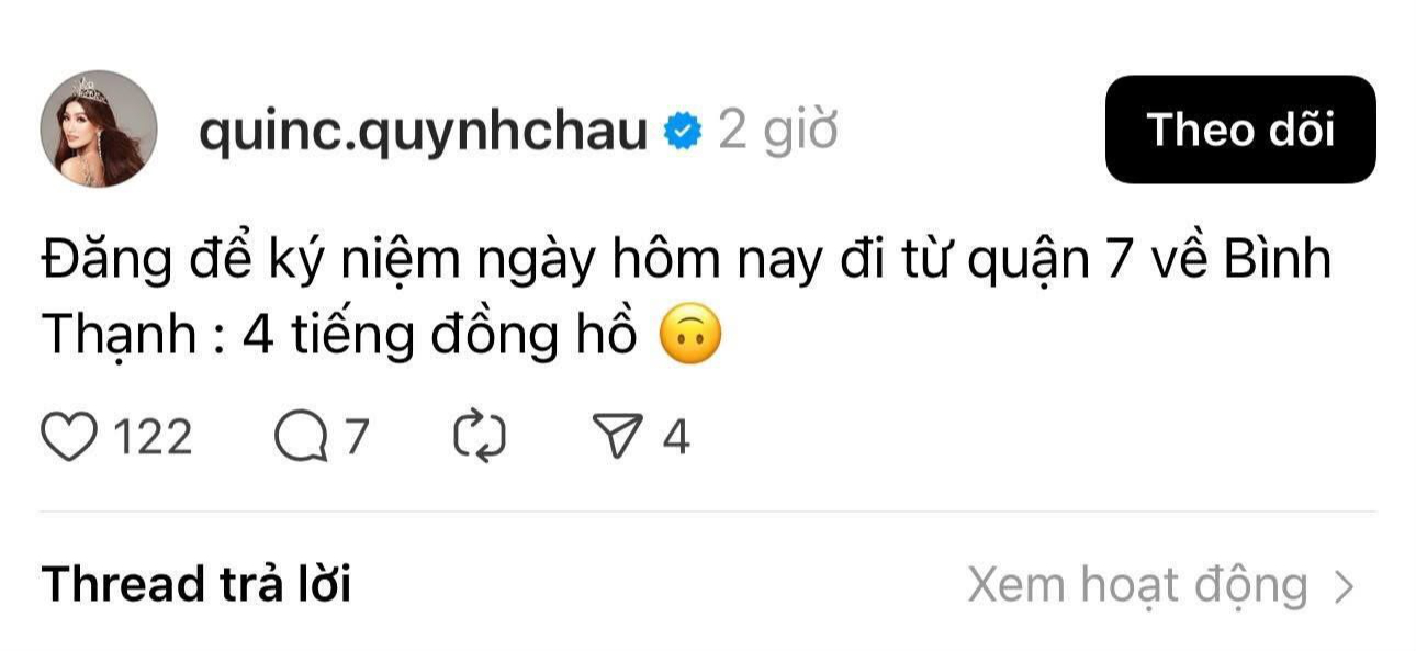 Á hậu Quỳnh Châu lên tiếng xin lỗi sau bài đăng gây tranh cãi dịp 30/4 4 Dòng trạng thái gây bức xúc của Á hậu Chế Nguyễn Quỳnh Châu