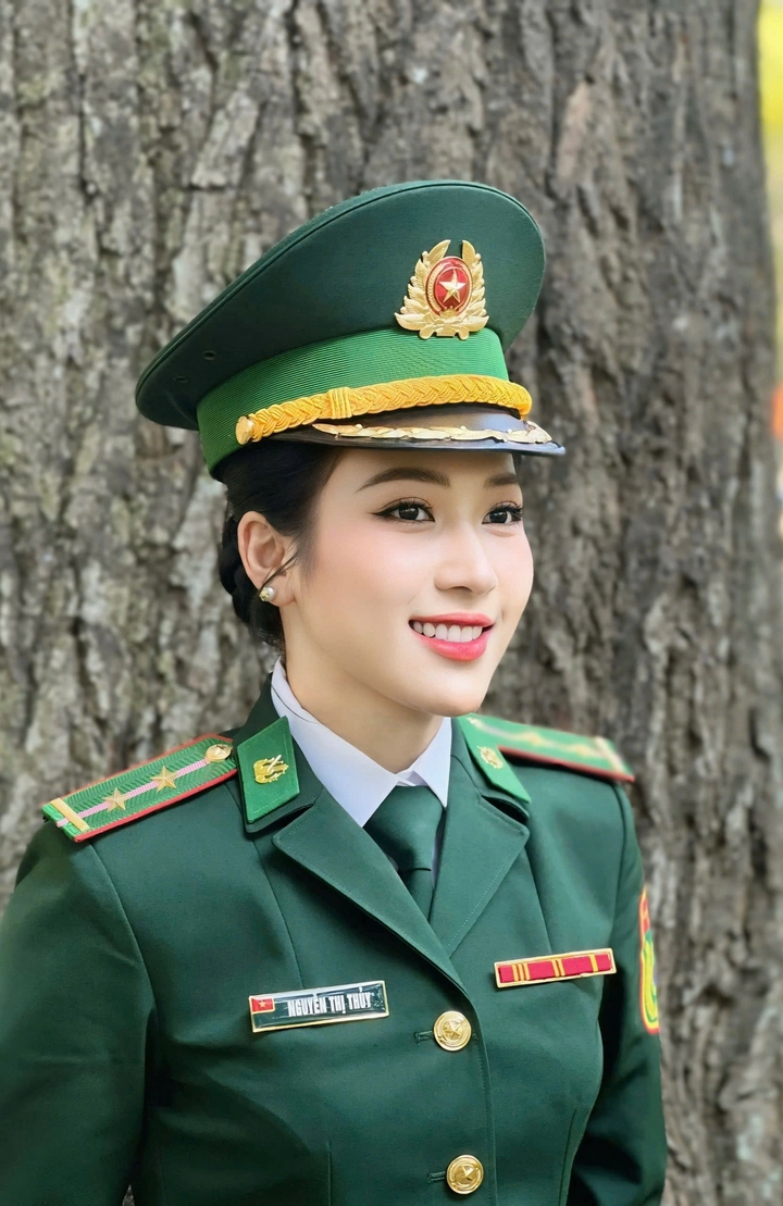Chân dung nữ quân nhân gây bão mạng: Nhan sắc nổi bật, từng đoạt Quán quân âm nhạc 2 Thượng uý Nguyễn Thị Thuỷ đang công tác tại Đoàn Văn công Bộ Tư lệnh Bộ đội Biên phòng.