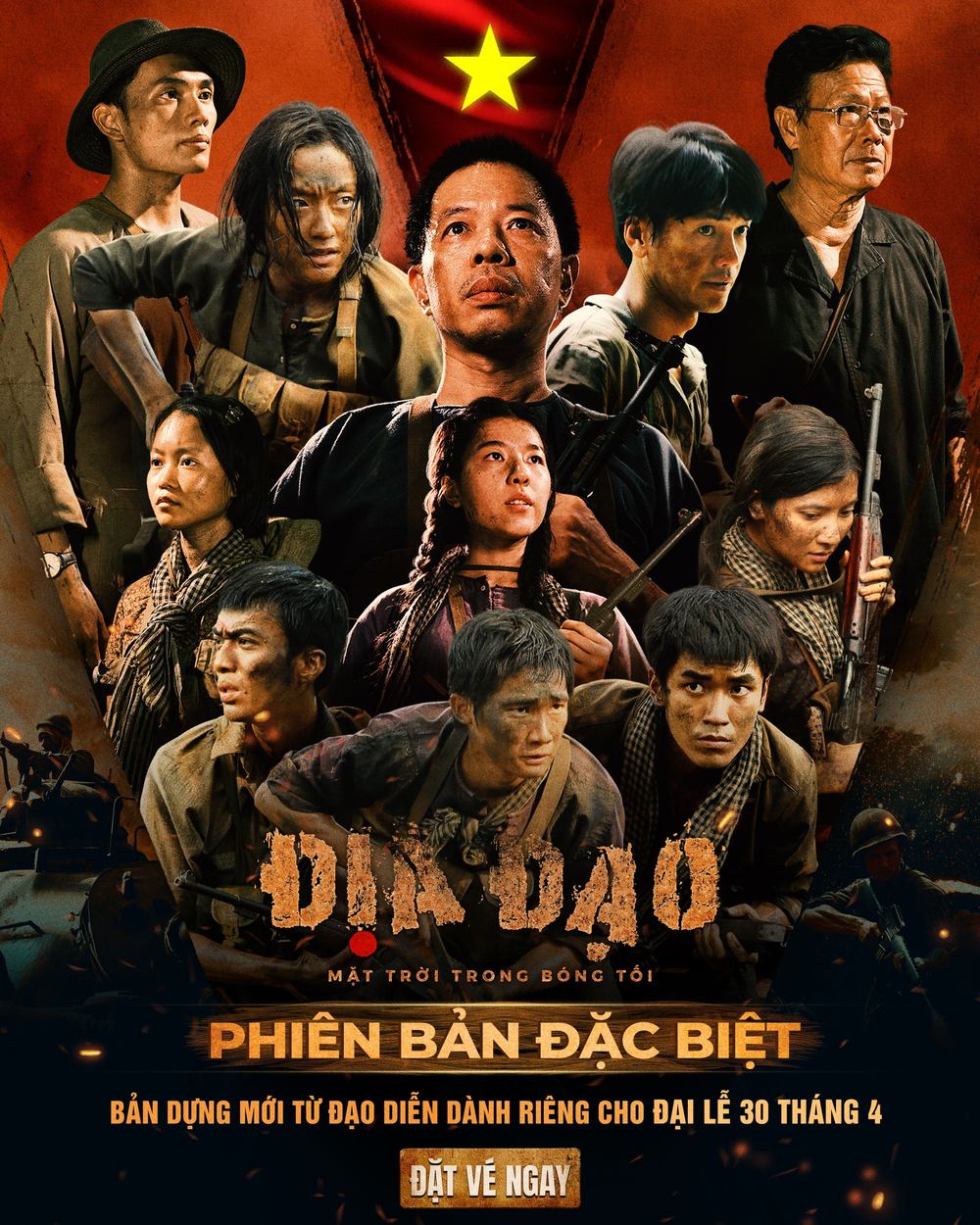 Địa đạo: Mặt trời trong bóng tối ra mắt phiên bản đặc biệt dịp lễ 30/4 1 Poster bộ phim phiên bản đặc biệt. Ảnh: ĐPCC