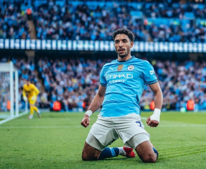 Omar Marmoush mo ty so cho Man City