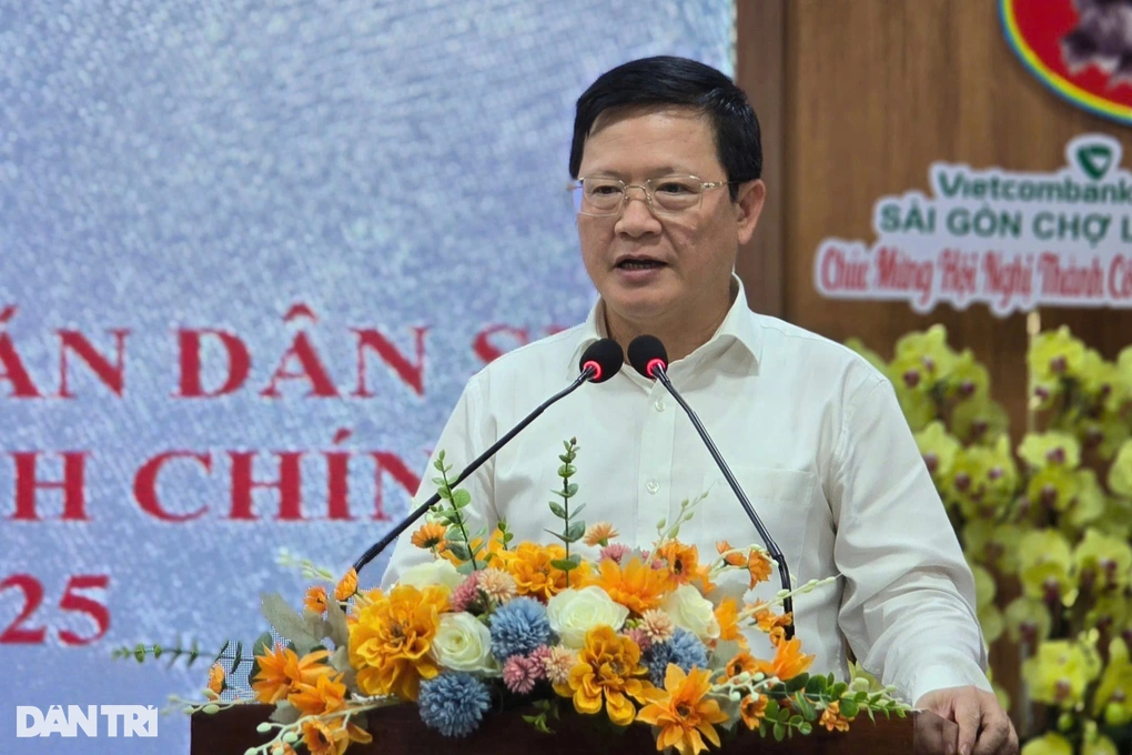 TPHCM hoàn tất xử lý một tài sản liên quan vụ án ông Đinh La Thăng 1 Ông Mai Lương Khôi (Thứ trưởng Bộ Tư pháp) phát biểu tại hội nghị
