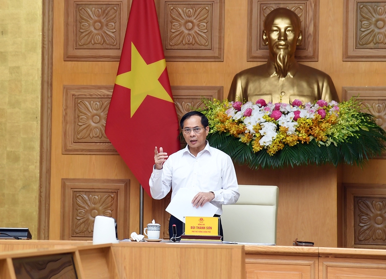 Pho Thu tuong Bui Thanh Son nhan manh cong tac chong buon lau gian lan thuong mai hang gia xam pham so huu tri tue