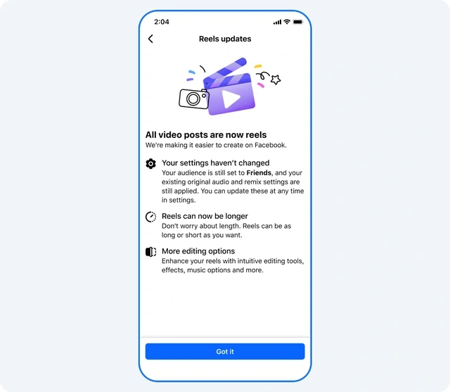 Reels là lựa chọn duy nhất mà người dùng Facebook nhận được khi tải video lên nền tảng này