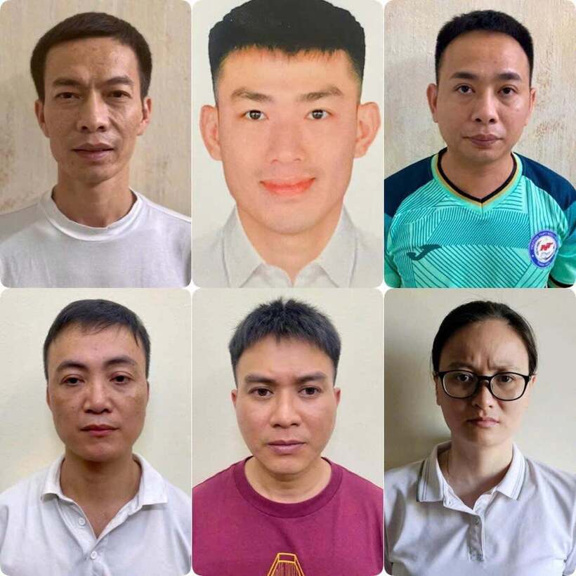 Vụ án Tuấn 'thần đèn': Lộ diện 6 đồng phạm liên quan đến khai thác khoáng sản trái phép 2 Các bị can còn lại trong vụ án (Ảnh: Bộ Công an).