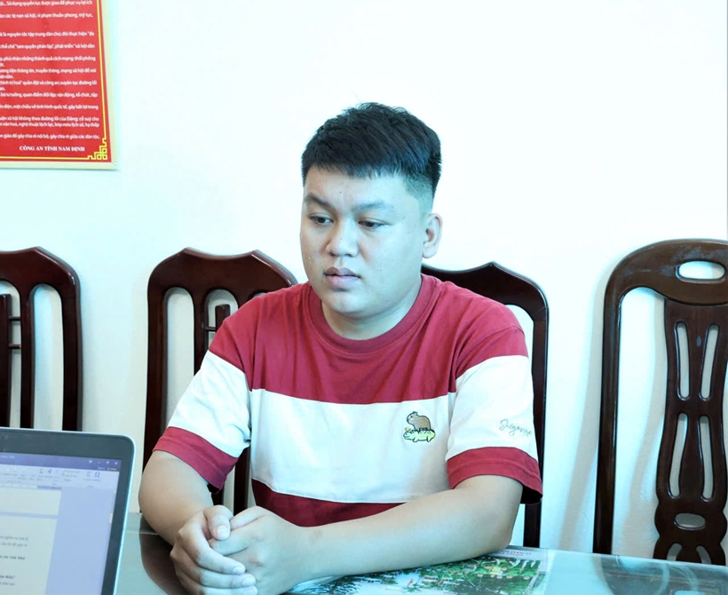 Doi tuong Nguyen Trong Nhan tai co quan Cong an. 4566