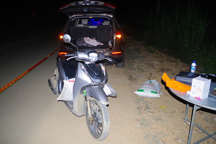 Quảng Ngãi: Triệt phá vụ tàng trữ, vận chuyển gần 1,4 tấn thuốc nổ và gần 4.000 kíp nổ 1 Tang vật vụ án.