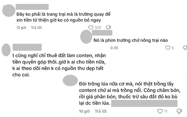 Thực hư chuyện trang trại của Quang Linh Vlogs ở Angola chỉ là phim trường 2 Rất nhiều bình luận cho rằng trang trại của Quang Linh Vlogs chỉ là phim trường. Nguồn (ảnh chụp màn hình bình luận ở Loa phát thanh).